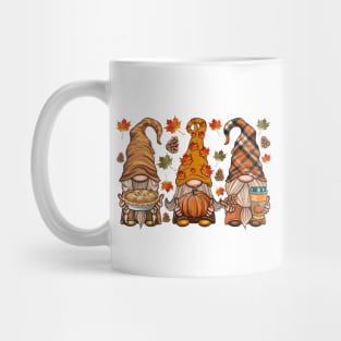 Pumpkin Gnomes Fall Autumn Cute Halloween Thanksgiving Funny Shirt Mug